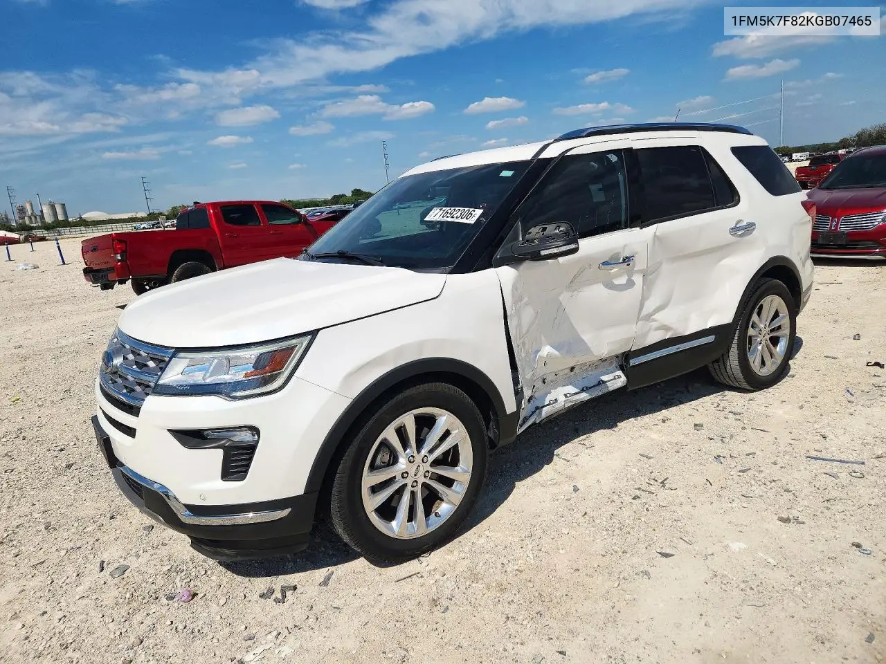 FORD EXPLORER 2019, VIN 1FM5K7F82KGB07465
