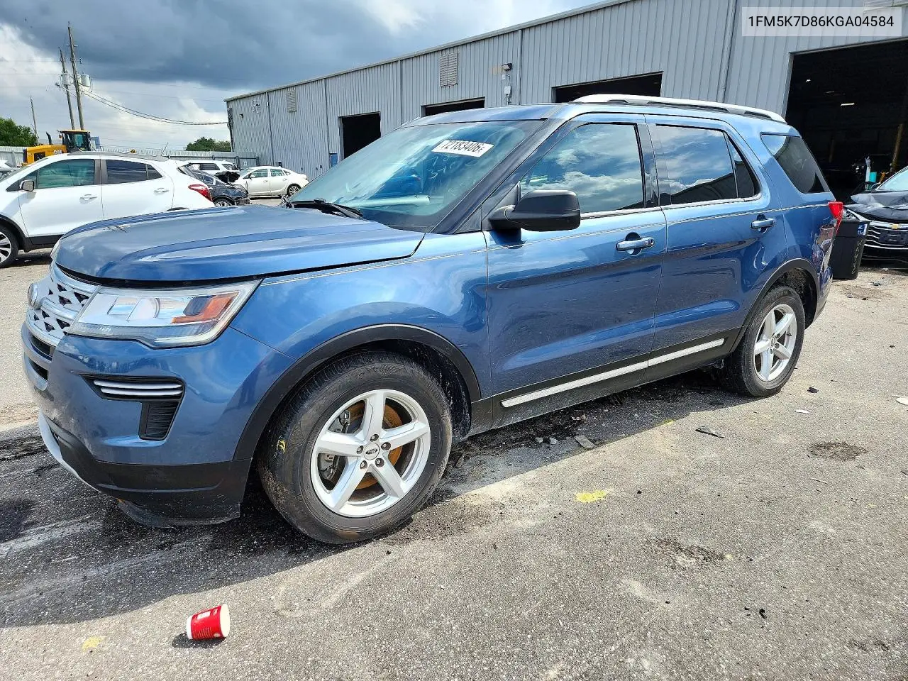 FORD EXPLORER 2019, VIN 1FM5K7D86KGA04584