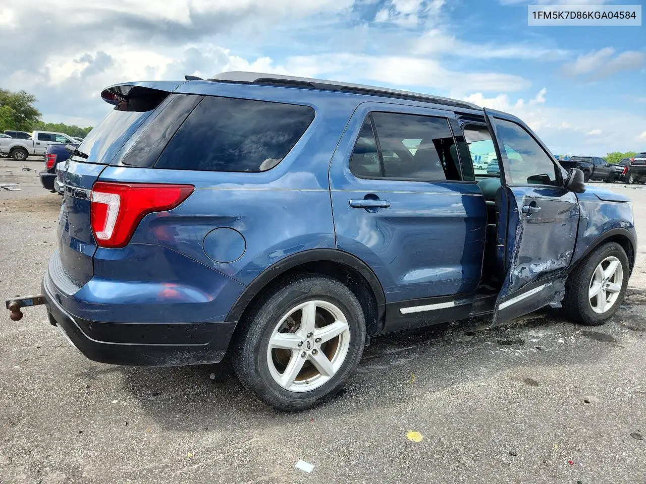 2019 FORD EXPLORER VIN 1FM5K7D86KGA04584 — фото 3