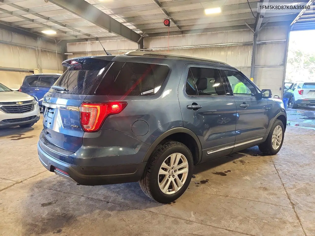 2019 FORD EXPLORER VIN 1FM5K8D87KGA35560 — фото 3