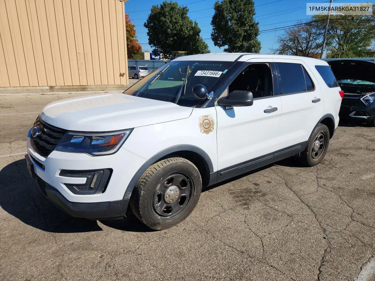 FORD EXPLORER 2019, VIN 1FM5K8AR5KGA31827