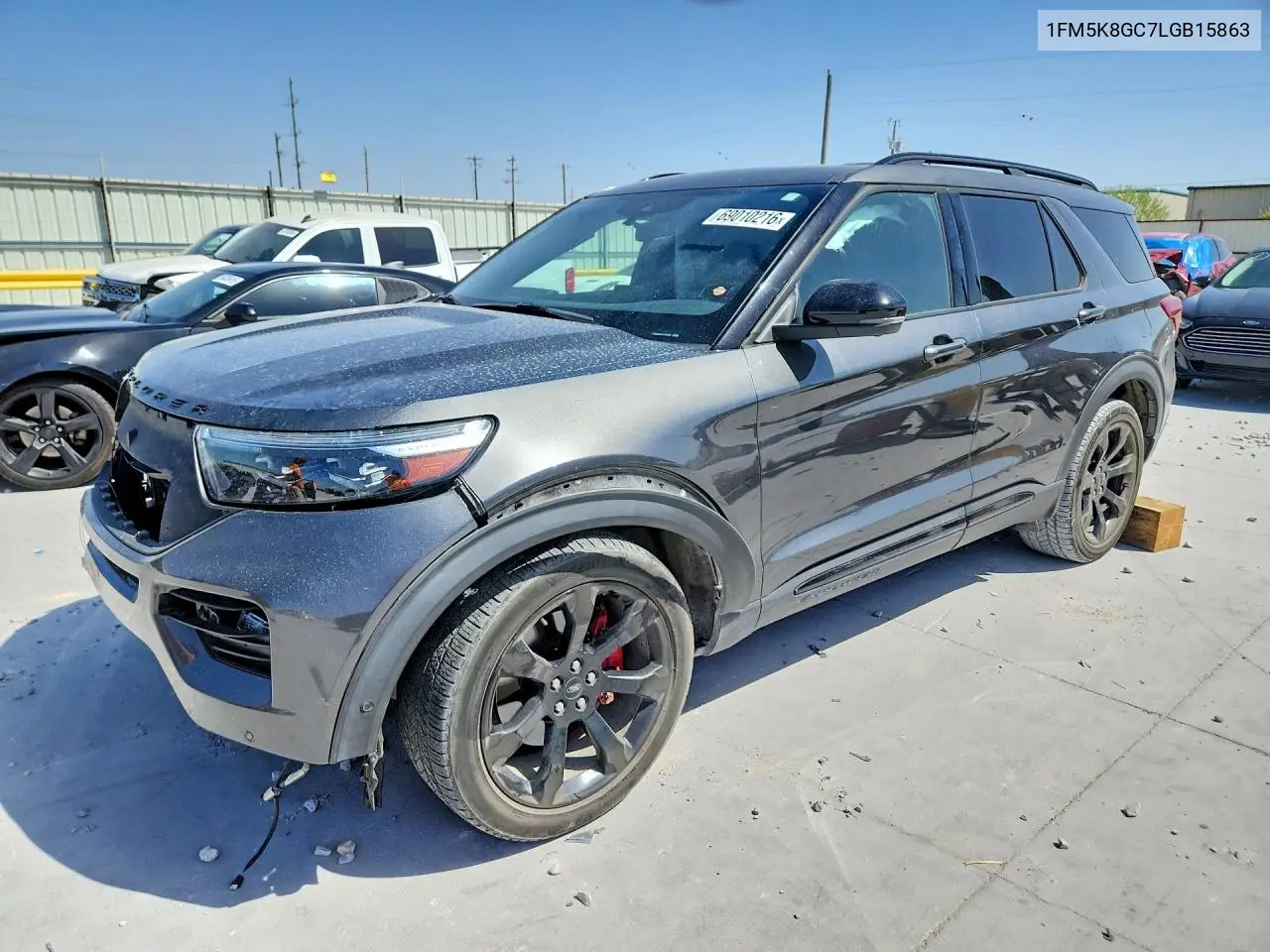 FORD EXPLORER 2020, VIN 1FM5K8GC7LGB15863