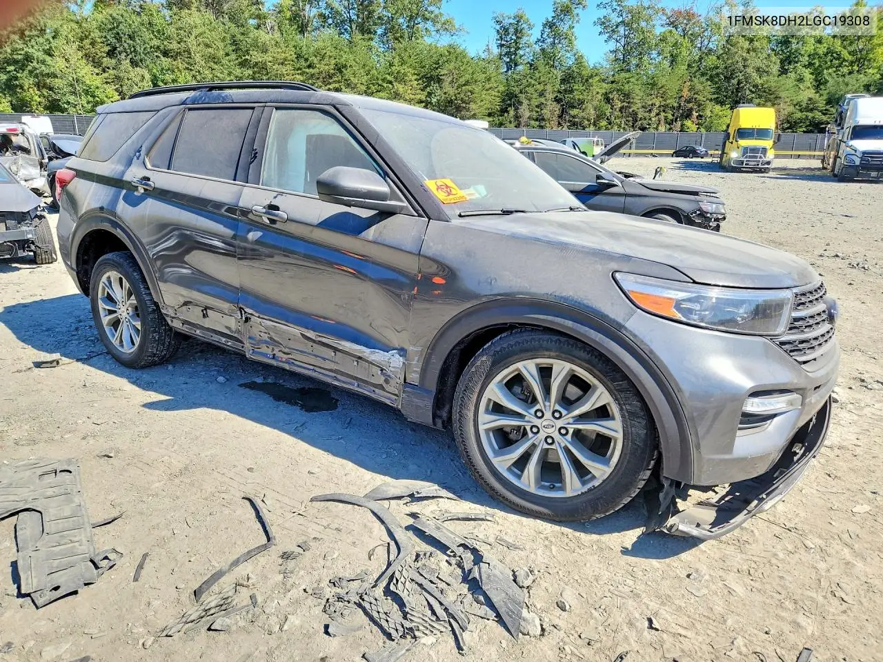 2020 FORD EXPLORER VIN 1FMSK8DH2LGC19308 — фото 4