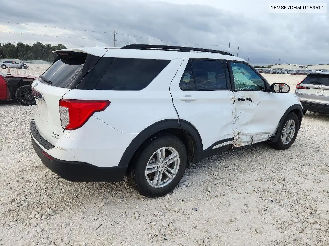 2020 FORD EXPLORER VIN 1FMSK7DH5LGC89511 — фото 3