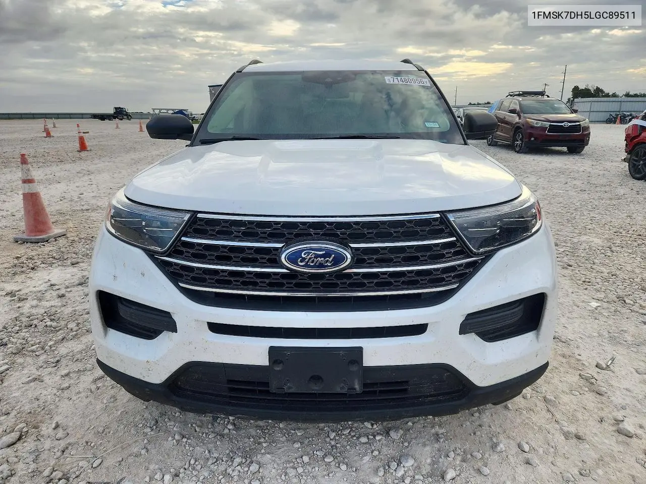 2020 FORD EXPLORER VIN 1FMSK7DH5LGC89511 — фото 5
