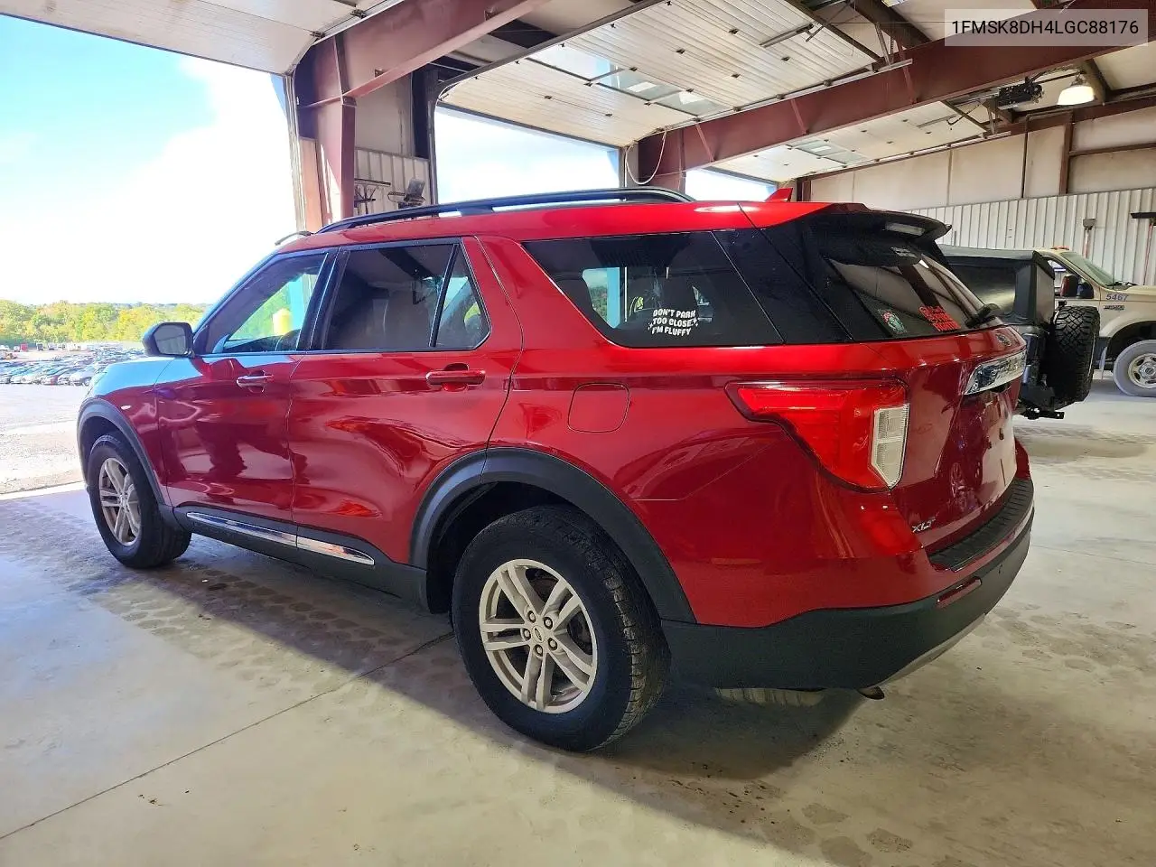 2020 FORD EXPLORER VIN 1FMSK8DH4LGC88176 — фото 2