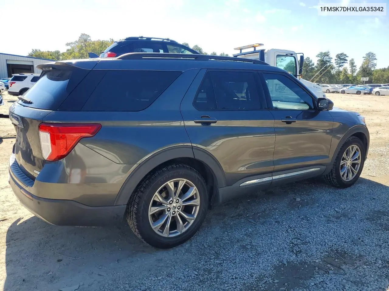 2020 FORD EXPLORER VIN 1FMSK7DHXLGA35342 — фото 3