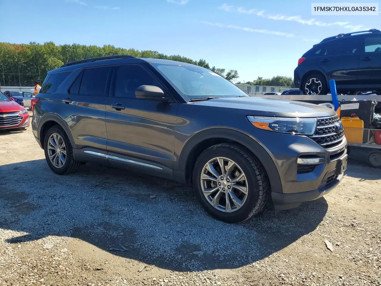 2020 FORD EXPLORER VIN 1FMSK7DHXLGA35342 — фото 4