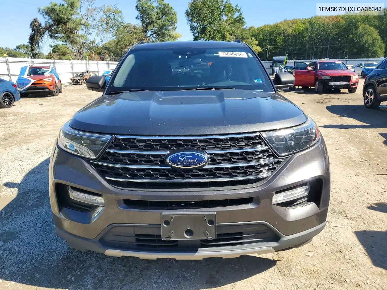 2020 FORD EXPLORER VIN 1FMSK7DHXLGA35342 — фото 5