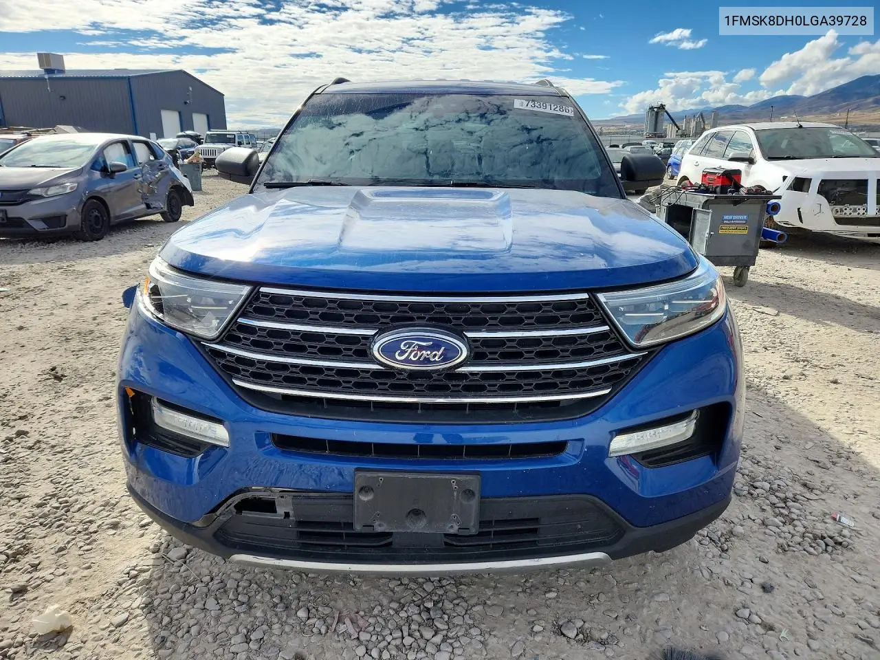 2020 FORD EXPLORER VIN 1FMSK8DH0LGA39728 — фото 5