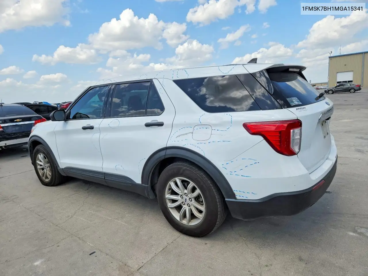 2021 FORD EXPLORER VIN 1FMSK7BH1MGA15341 — фото 2