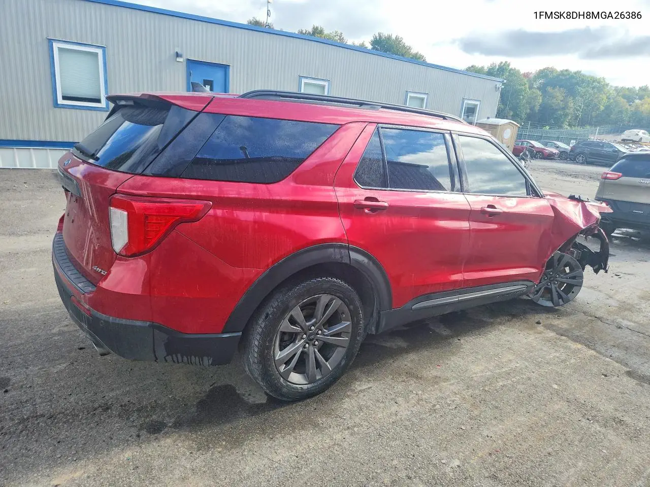 2021 FORD EXPLORER VIN 1FMSK8DH8MGA26386 — фото 3
