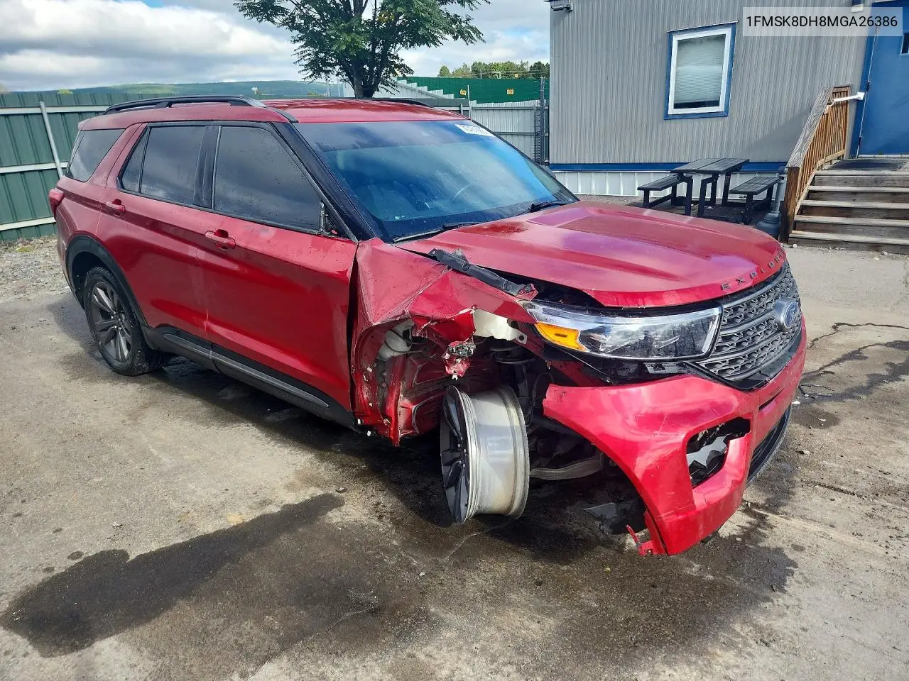 2021 FORD EXPLORER VIN 1FMSK8DH8MGA26386 — фото 4
