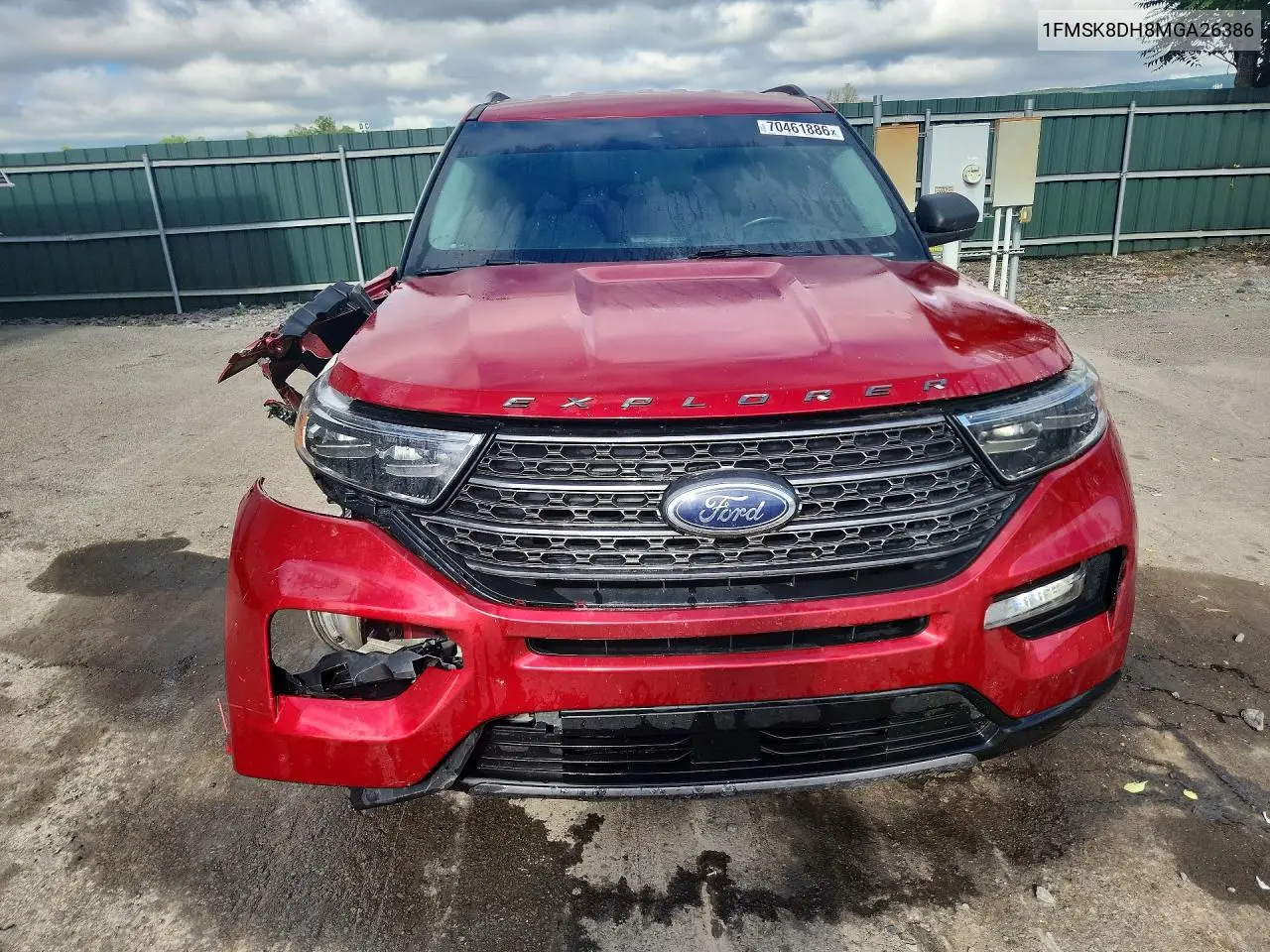2021 FORD EXPLORER VIN 1FMSK8DH8MGA26386 — фото 5