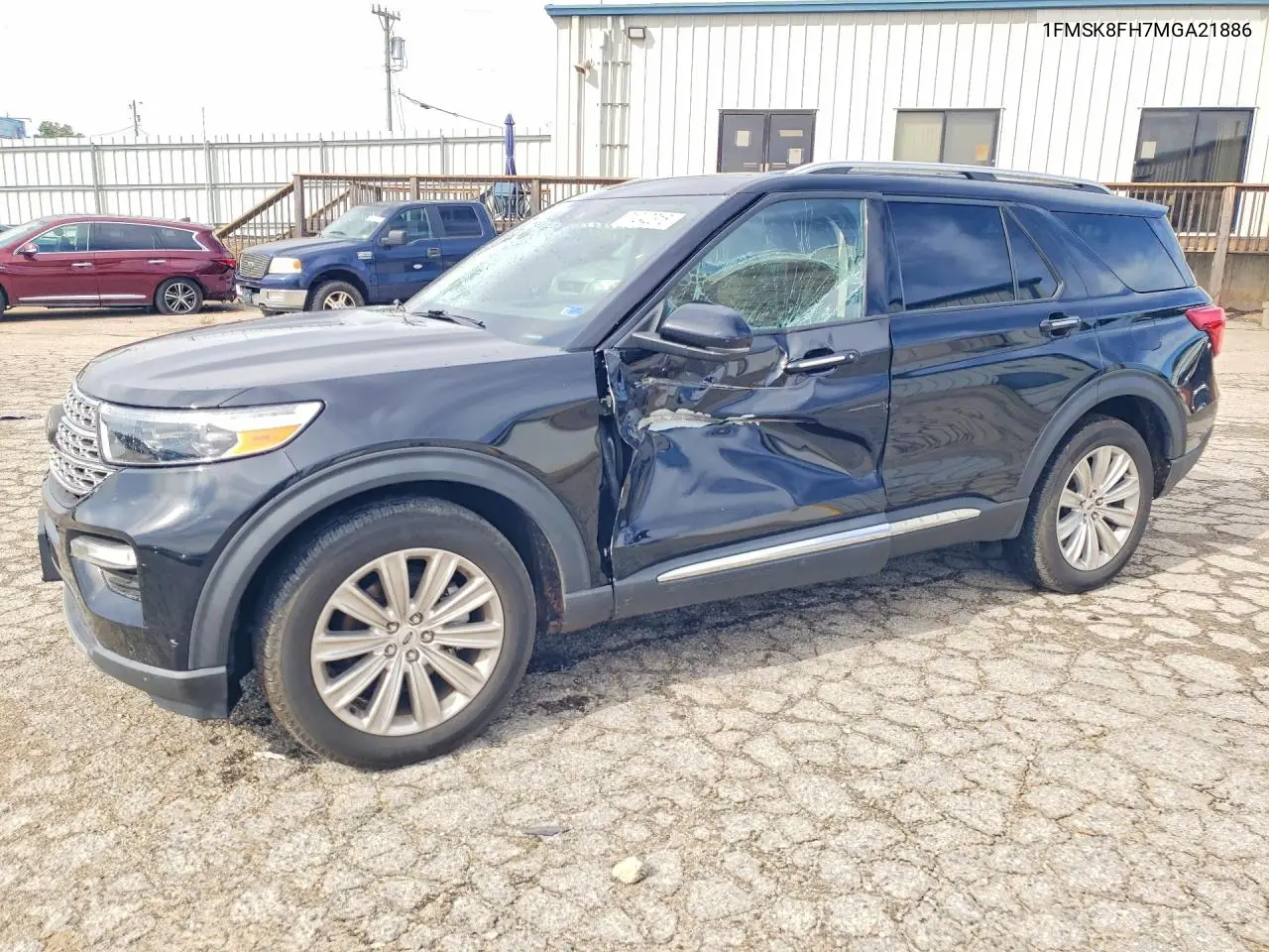 FORD EXPLORER 2021, VIN 1FMSK8FH7MGA21886