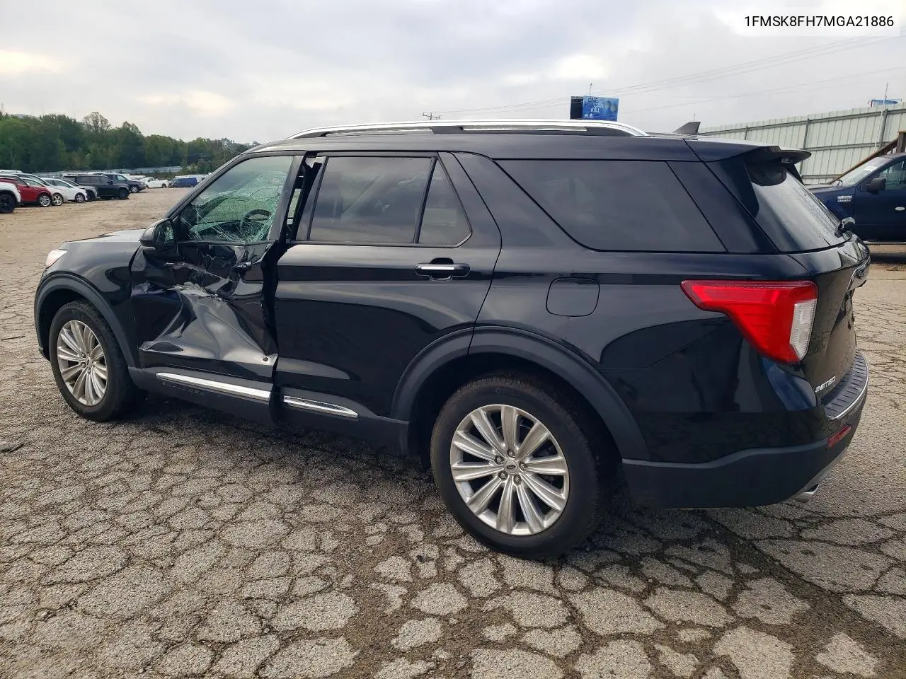 2021 FORD EXPLORER VIN 1FMSK8FH7MGA21886 — фото 2