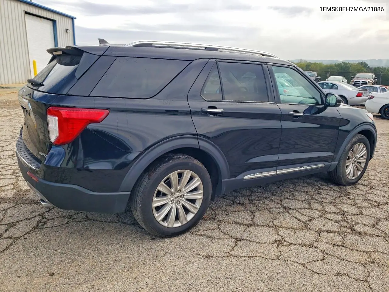 2021 FORD EXPLORER VIN 1FMSK8FH7MGA21886 — фото 3