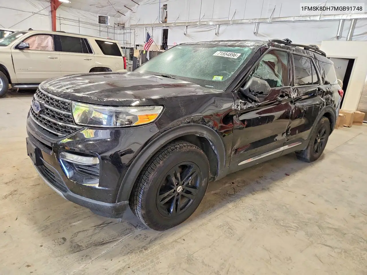 FORD EXPLORER 2021, VIN 1FMSK8DH7MGB91748