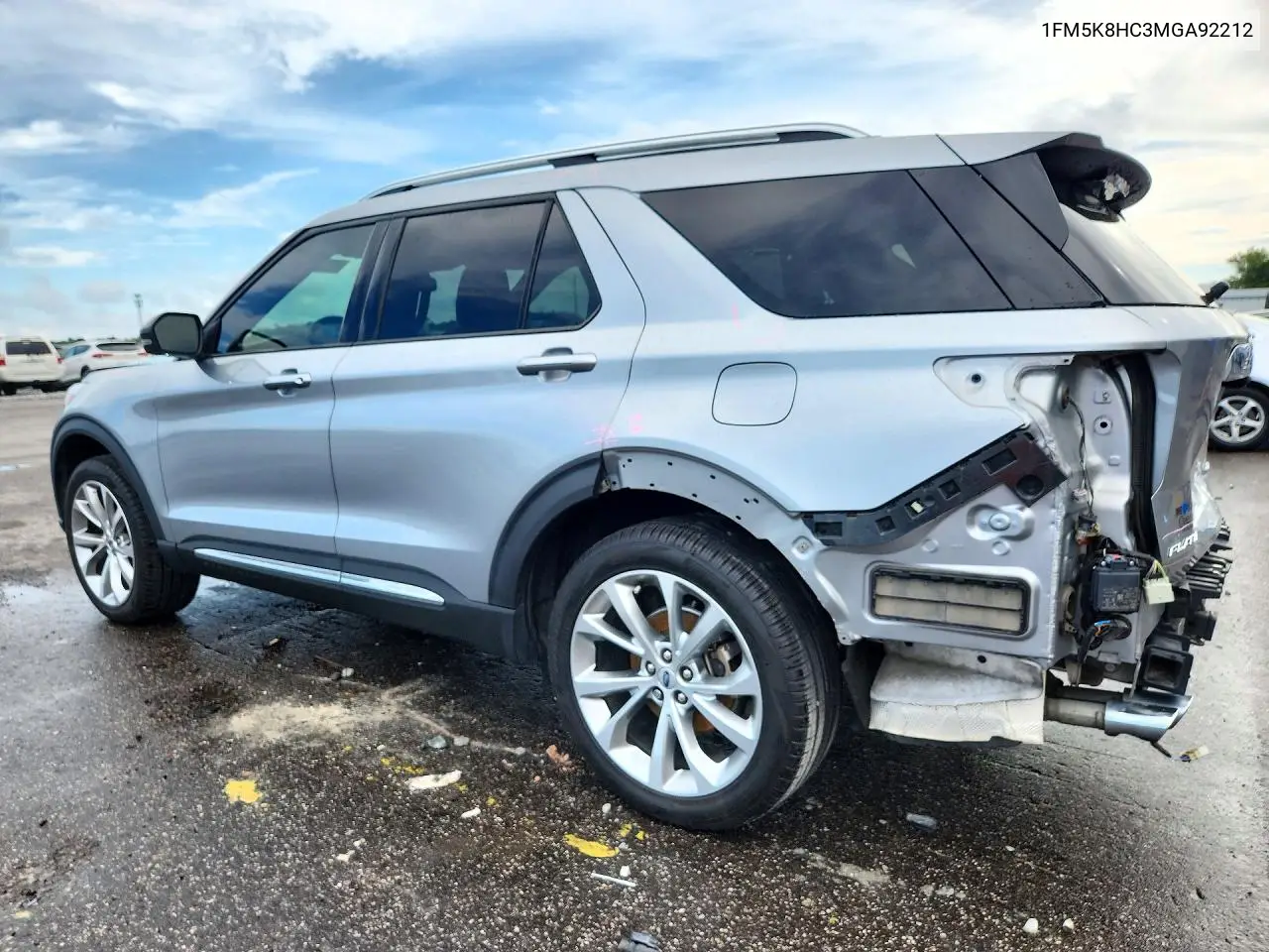 2021 FORD EXPLORER VIN 1FM5K8HC3MGA92212 — фото 2