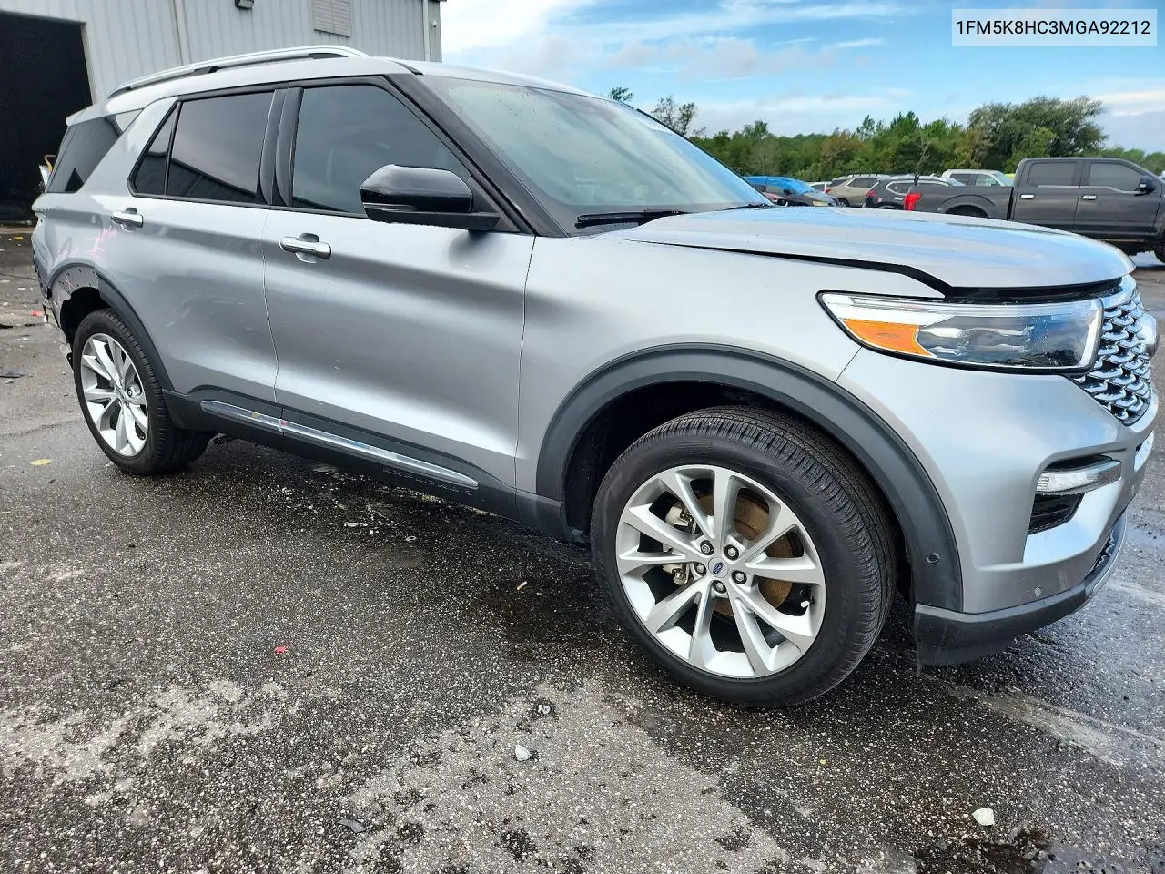 2021 FORD EXPLORER VIN 1FM5K8HC3MGA92212 — фото 4