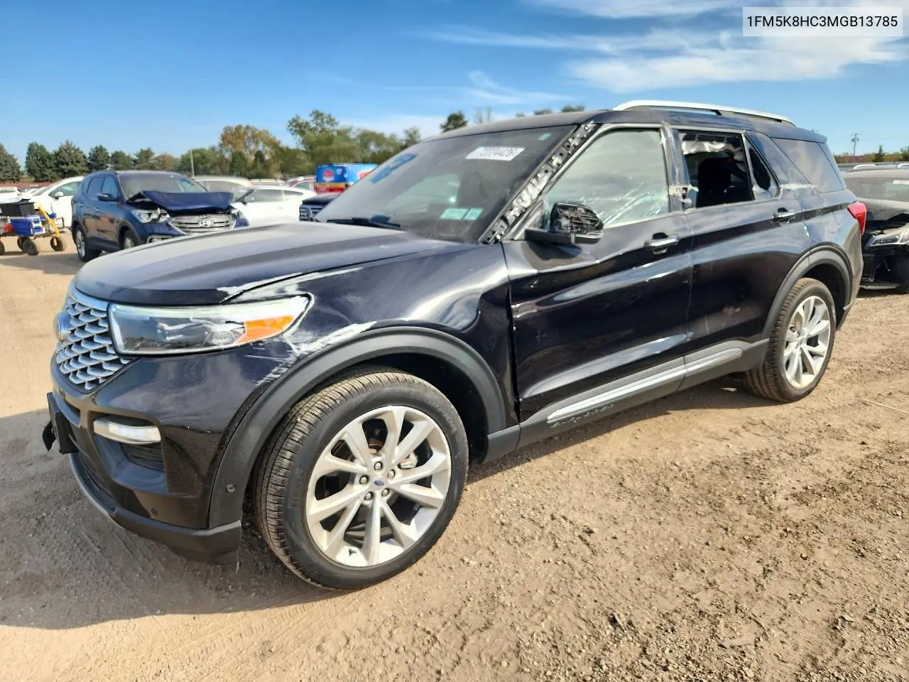 FORD EXPLORER 2021, VIN 1FM5K8HC3MGB13785