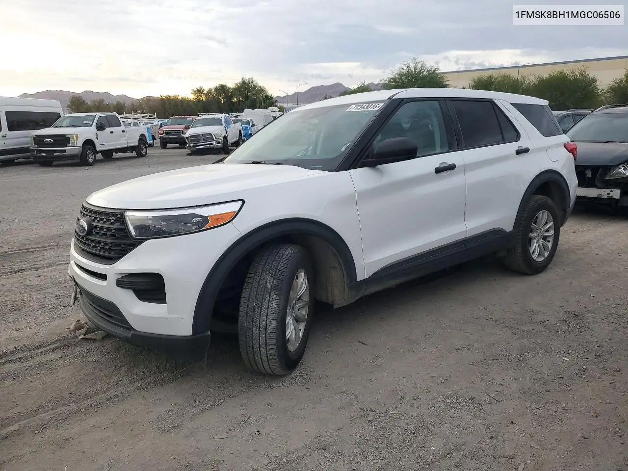 FORD EXPLORER 2021, VIN 1FMSK8BH1MGC06506