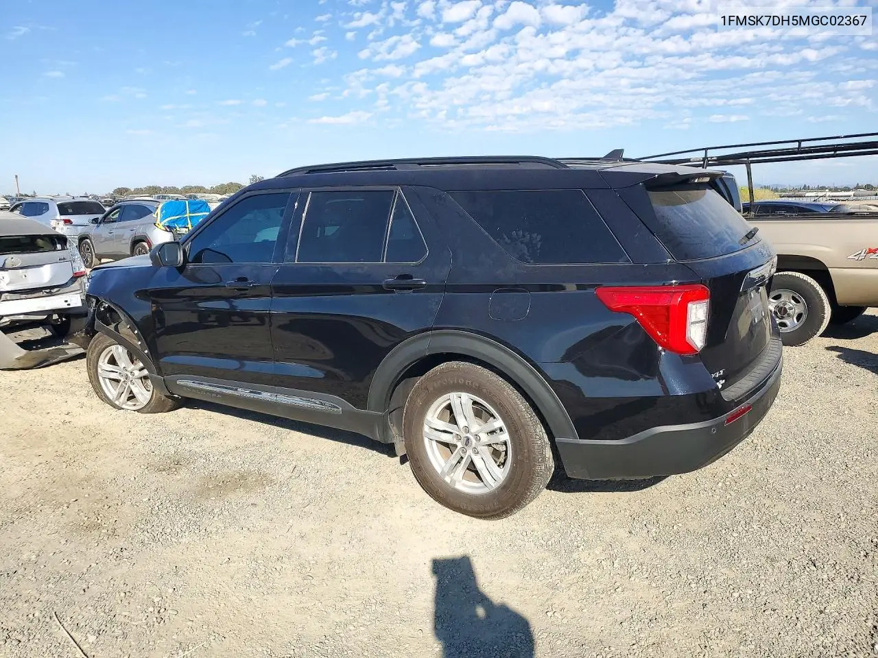 2021 FORD EXPLORER VIN 1FMSK7DH5MGC02367 — фото 2