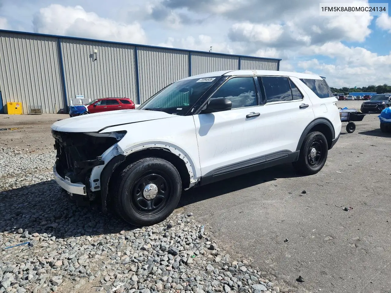 FORD EXPLORER 2021, VIN 1FM5K8AB0MGC24134