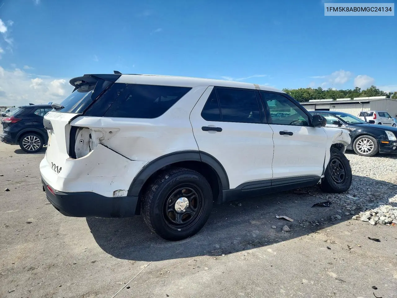 2021 FORD EXPLORER VIN 1FM5K8AB0MGC24134 — фото 3