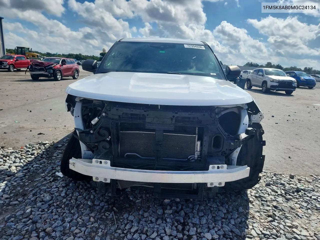 2021 FORD EXPLORER VIN 1FM5K8AB0MGC24134 — фото 5
