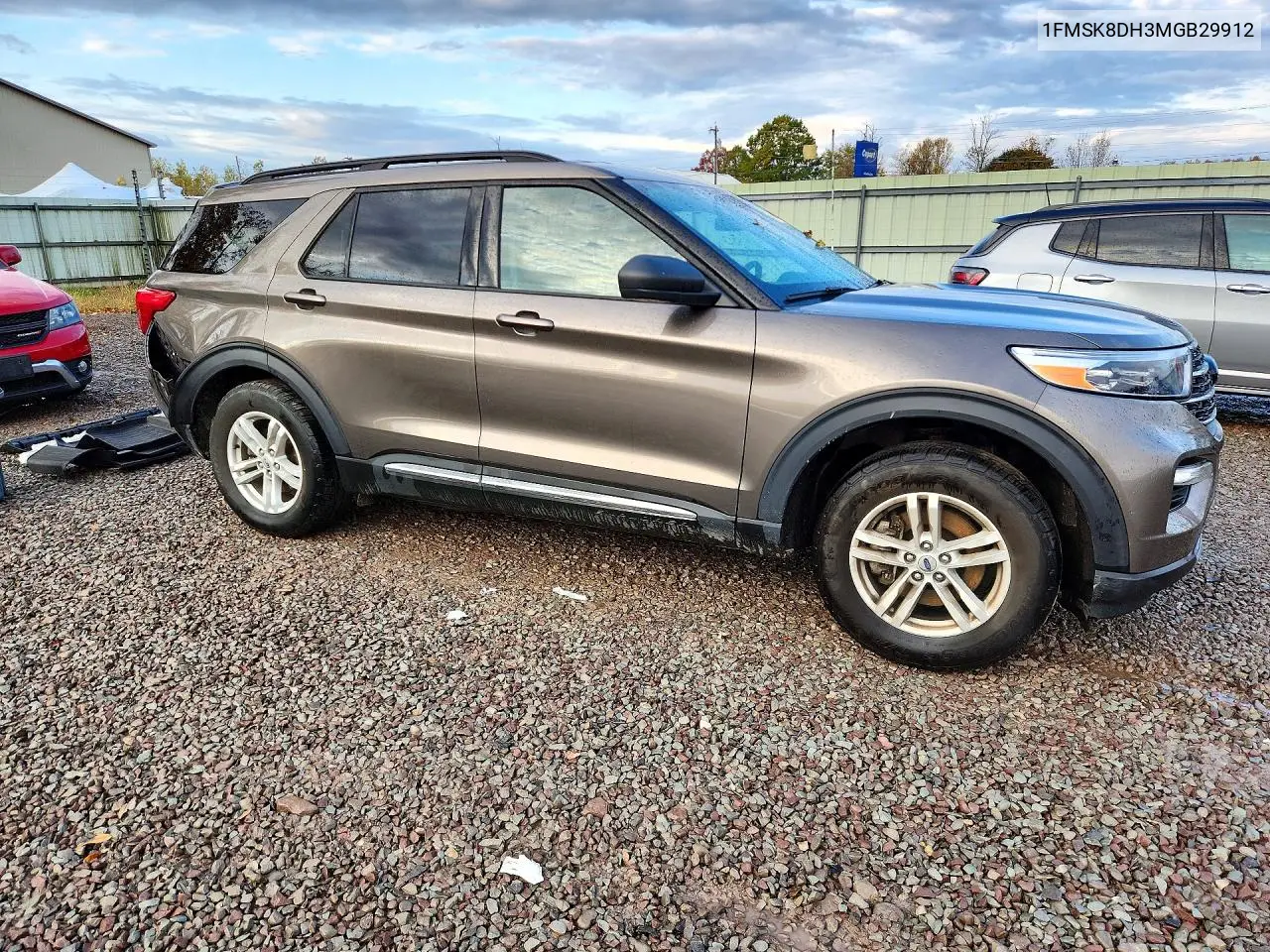 2021 FORD EXPLORER VIN 1FMSK8DH3MGB29912 — фото 4