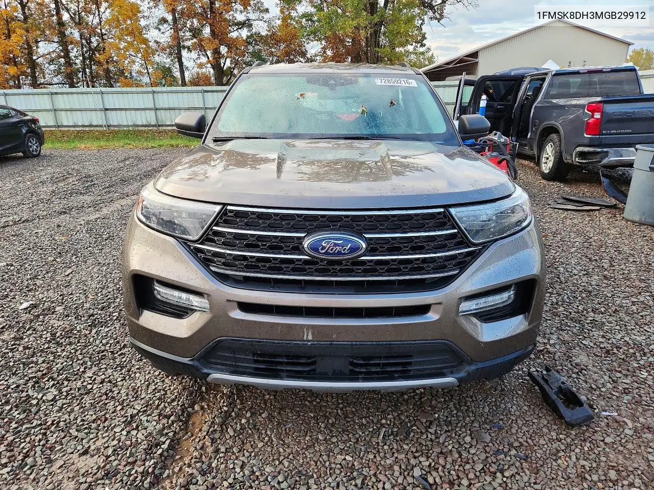 2021 FORD EXPLORER VIN 1FMSK8DH3MGB29912 — фото 5