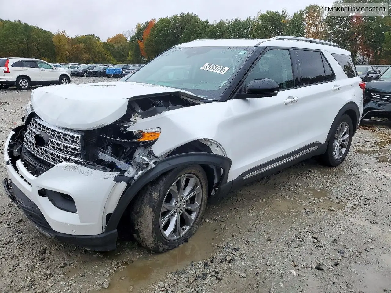 FORD EXPLORER 2021, VIN 1FMSK8FH5MGB52881
