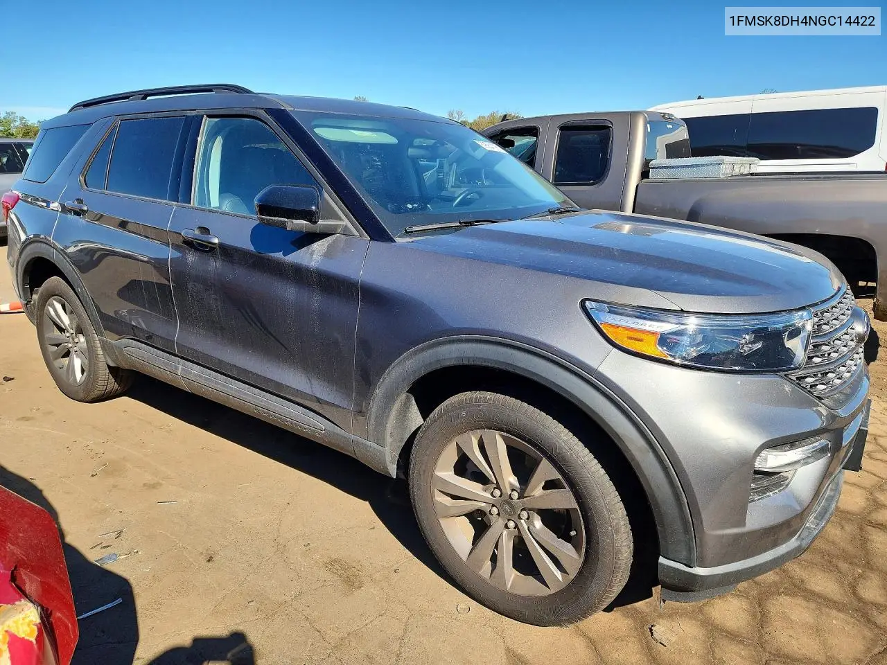 2022 FORD EXPLORER VIN 1FMSK8DH4NGC14422 — фото 4
