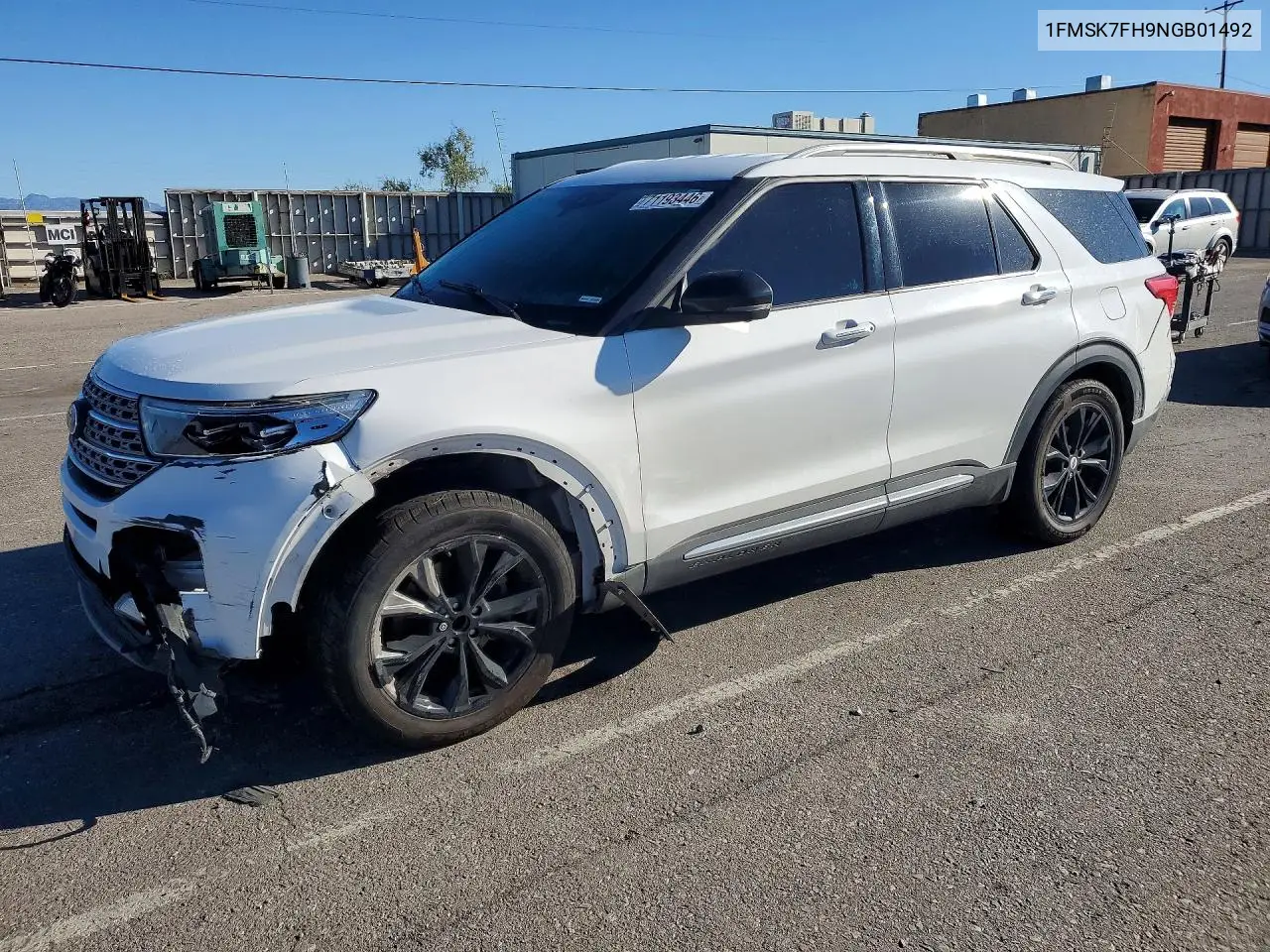 FORD EXPLORER 2022, VIN 1FMSK7FH9NGB01492