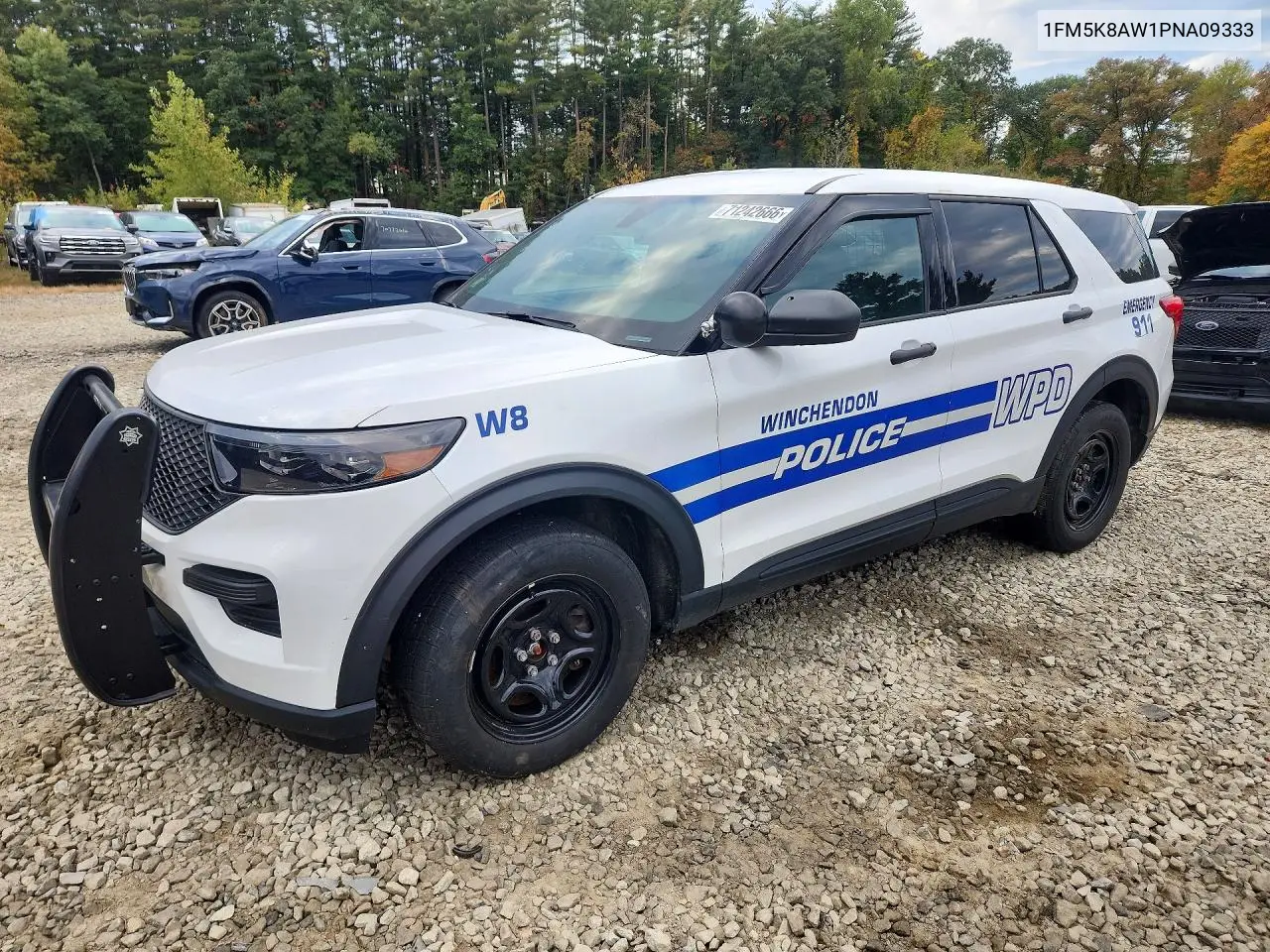 FORD EXPLORER 2022, VIN 1FM5K8AW1PNA09333