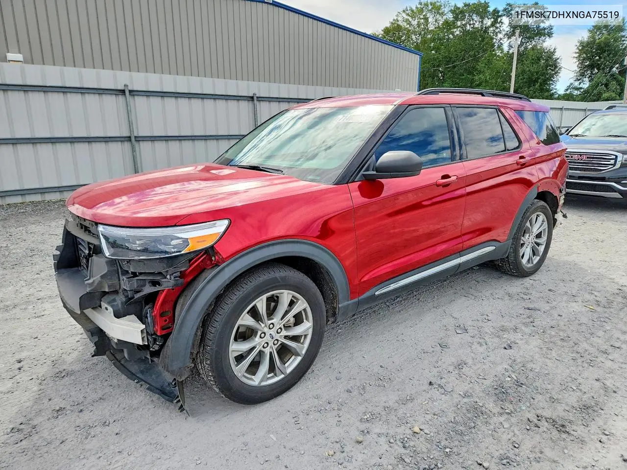 FORD EXPLORER 2022, VIN 1FMSK7DHXNGA75519