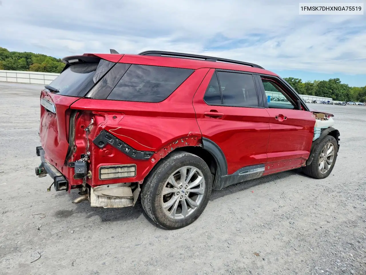 2022 FORD EXPLORER VIN 1FMSK7DHXNGA75519 — фото 3