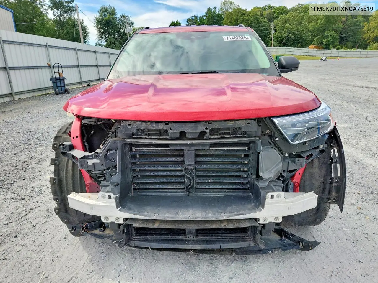 2022 FORD EXPLORER VIN 1FMSK7DHXNGA75519 — фото 5
