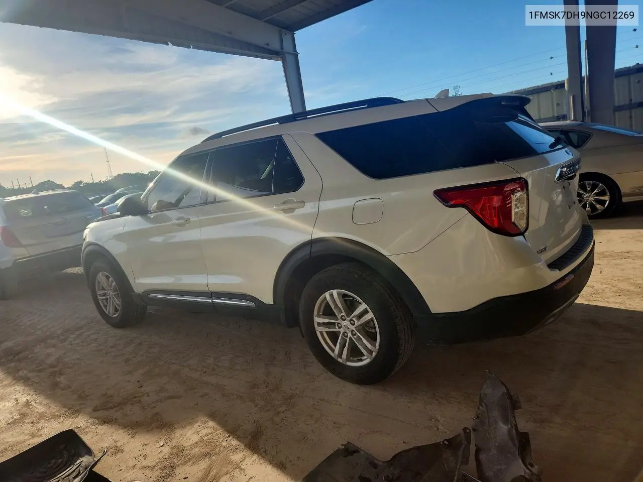 2022 FORD EXPLORER VIN 1FMSK7DH9NGC12269 — фото 2