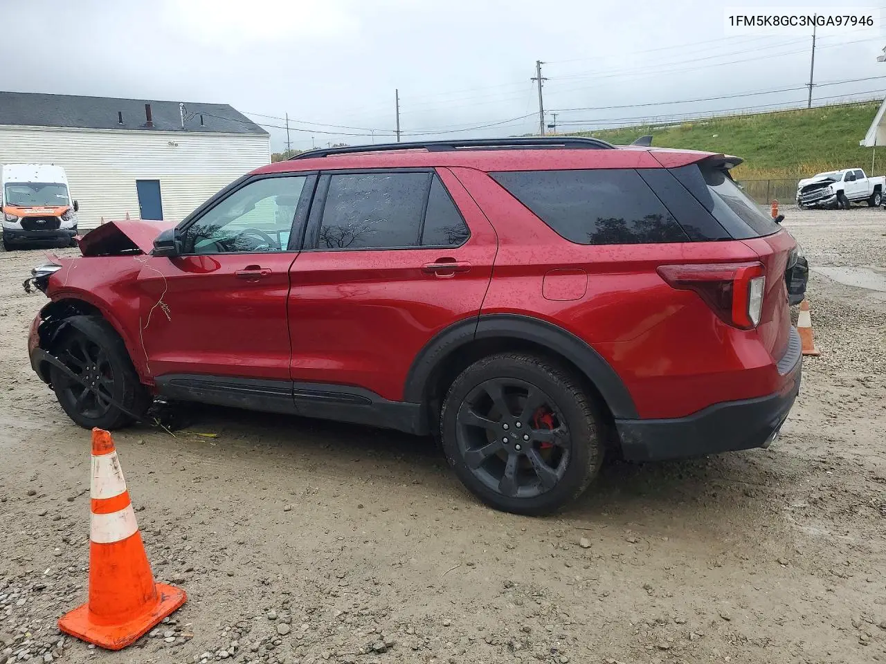 2022 FORD EXPLORER VIN 1FM5K8GC3NGA97946 — фото 2