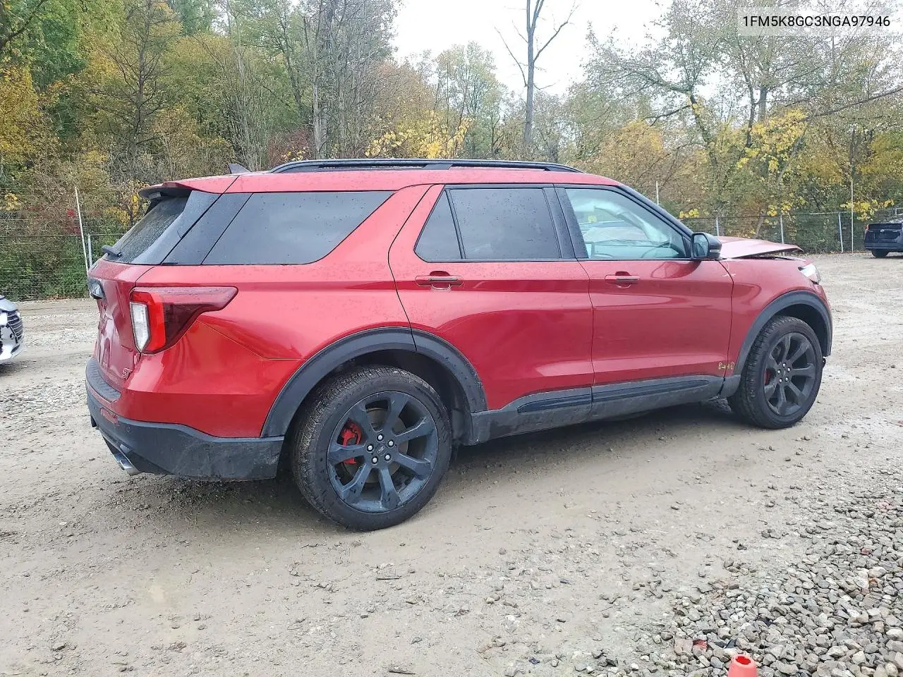 2022 FORD EXPLORER VIN 1FM5K8GC3NGA97946 — фото 3