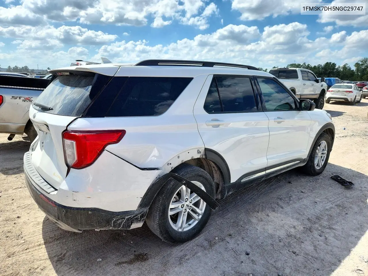 2022 FORD EXPLORER VIN 1FMSK7DH5NGC29747 — фото 3