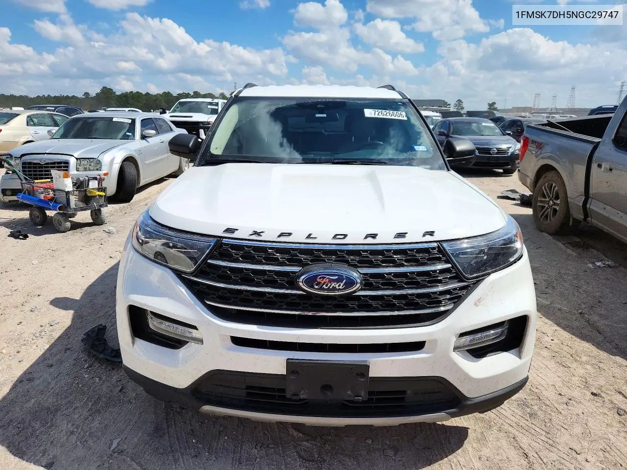 2022 FORD EXPLORER VIN 1FMSK7DH5NGC29747 — фото 5