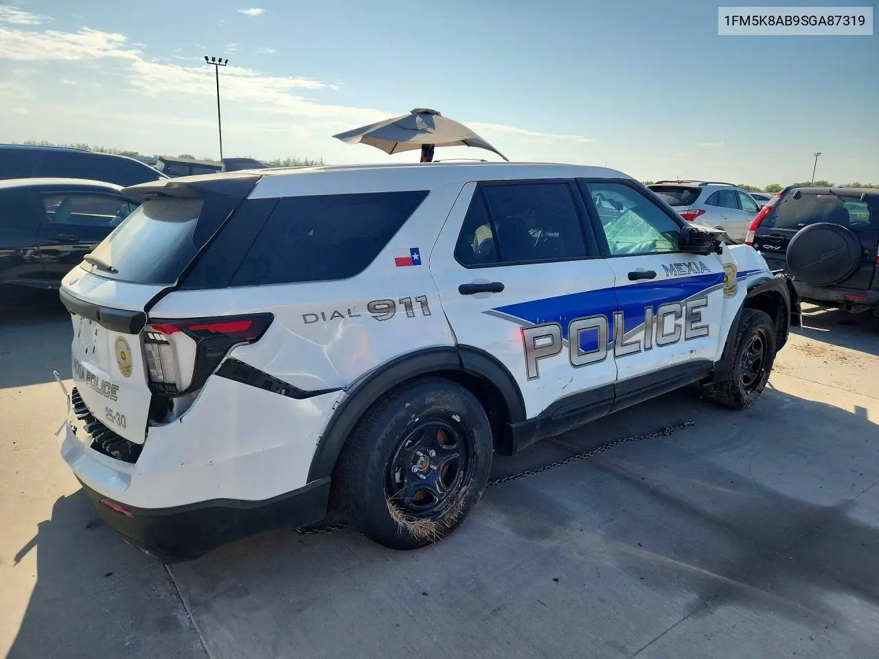2025 FORD EXPLORER VIN 1FM5K8AB9SGA87319 — фото 3