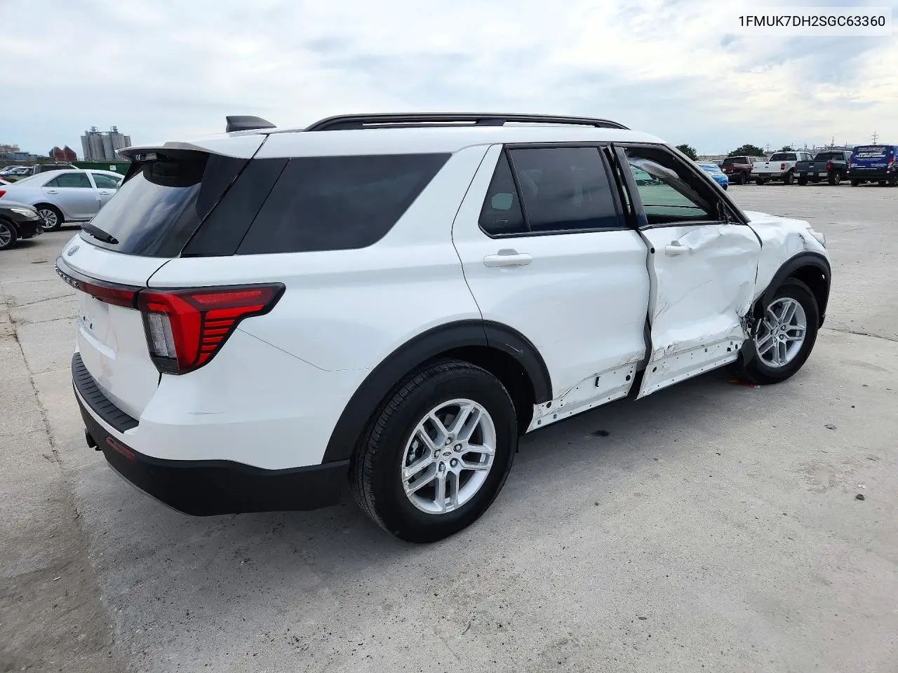 2025 FORD EXPLORER VIN 1FMUK7DH2SGC63360 — фото 3