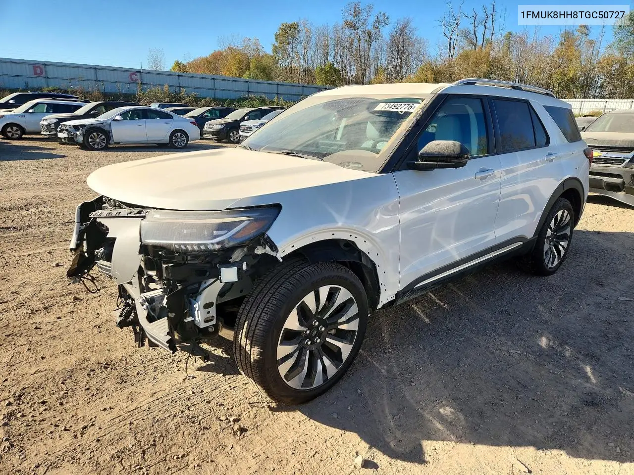 FORD EXPLORER 2026, VIN 1FMUK8HH8TGC50727