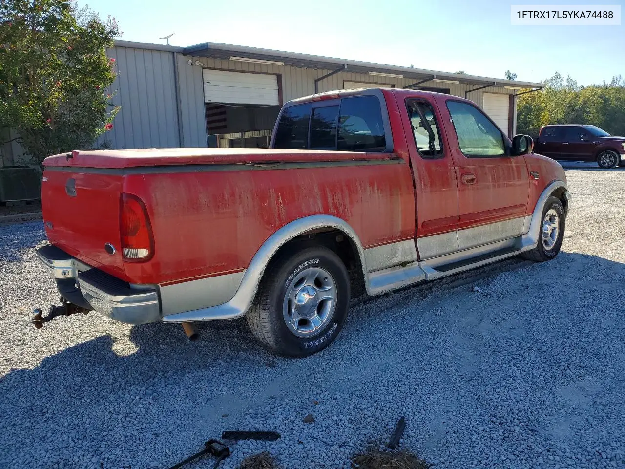2000 FORD F-150 VIN 1FTRX17L5YKA74488 — фото 3