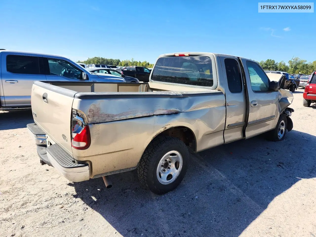 2000 FORD F-150 VIN 1FTRX17WXYKA58099 — фото 3