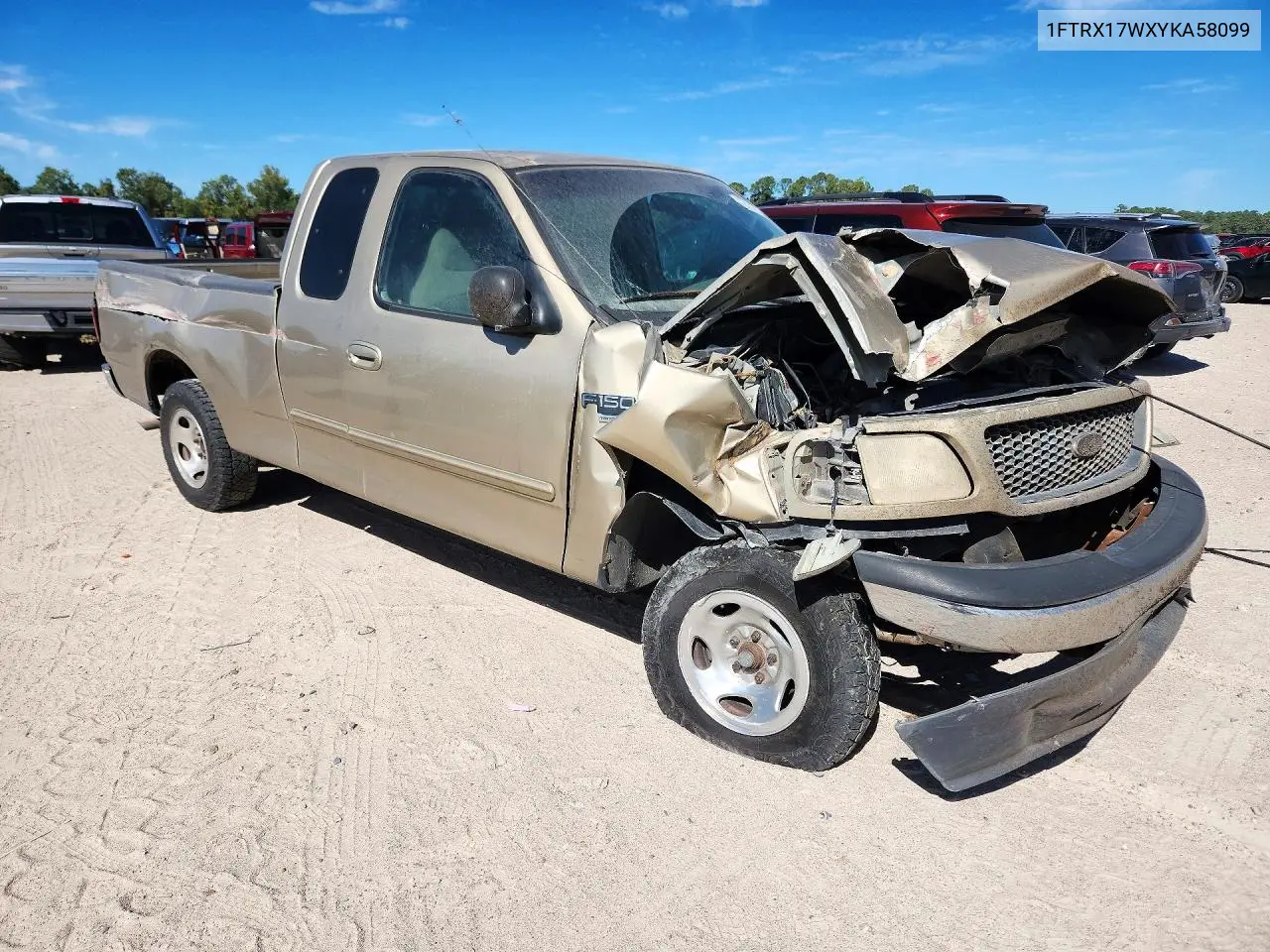 2000 FORD F-150 VIN 1FTRX17WXYKA58099 — фото 4